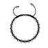 Silber | Kristallpavé Kikiballa Armband | Schwarz